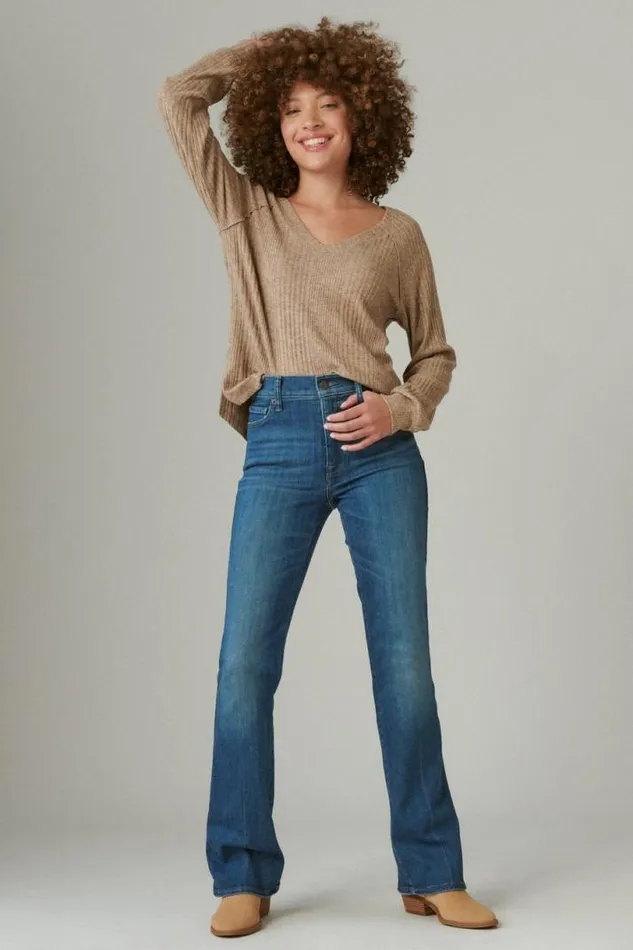 Women Lucky Brand Jeans Uni Boot Cameo