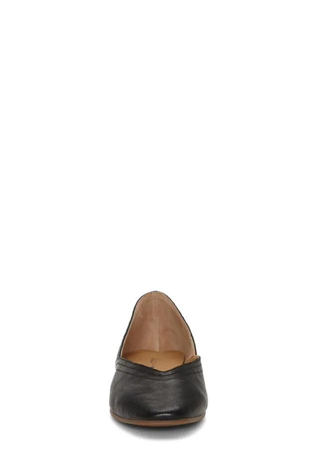 Women Lucky Brand Shoes Alba Leather Flat Black Women Lucky Brand Shoes Alba Leather Flat Black