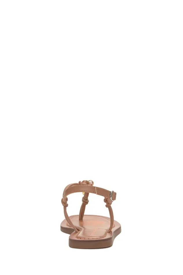 Women Lucky Brand Shoes Beiwen Strappy Shell Sandal Open Brownrust