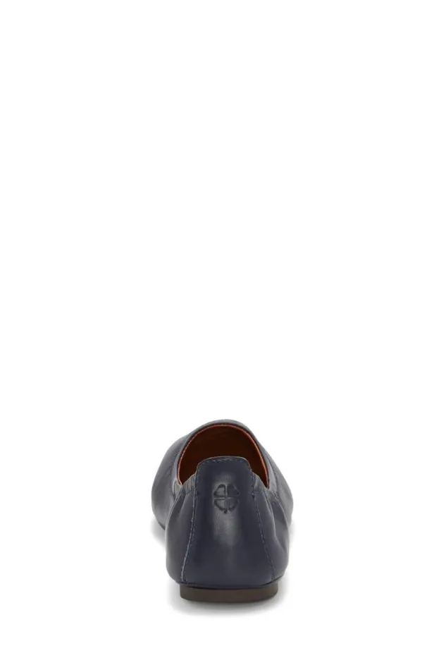 Women Lucky Brand Shoes Emmie Flats Navy