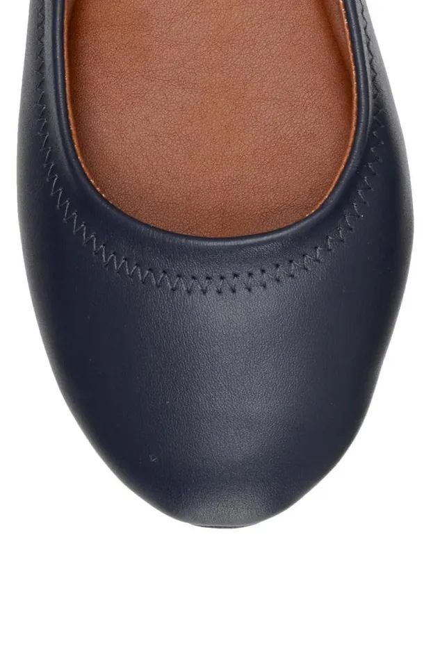 Women Lucky Brand Shoes Emmie Flats Navy