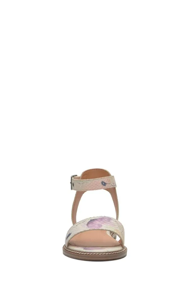 Women Lucky Brand Shoes Kimaya Ankle Strap Sandal Blackblue