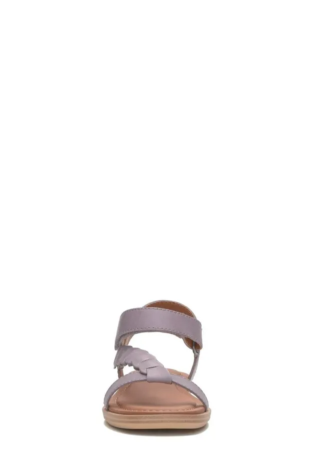 Women Lucky Brand Shoes Natany Braided Sandal Open Purple
