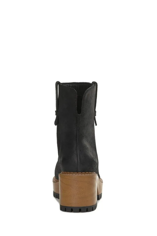 Women Lucky Brand Shoes Rhoslyn Lug Boot Black