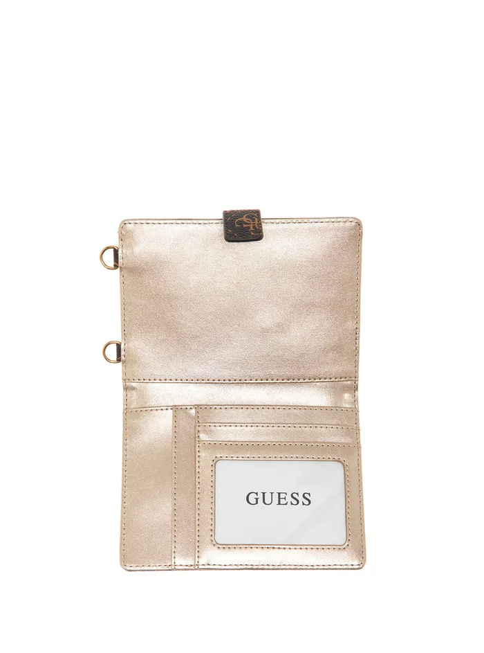 Women Luggage and Travel Bags GUESS Latte Logo Laurel Passport Case Women Luggage and Travel Bags GUESS Latte Logo Laurel Passport Case