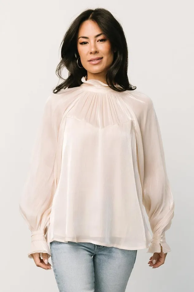 Women Maeve Shimmer Top Champagne Baltic Born Blouses and Shirts Women Maeve Shimmer Top Champagne Baltic Born Blouses and Shirts