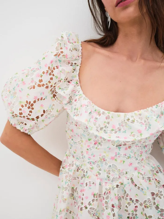 Women Magnolia Mini Dress White For Love and Lemons Dresses Women Magnolia Mini Dress White For Love and Lemons Dresses