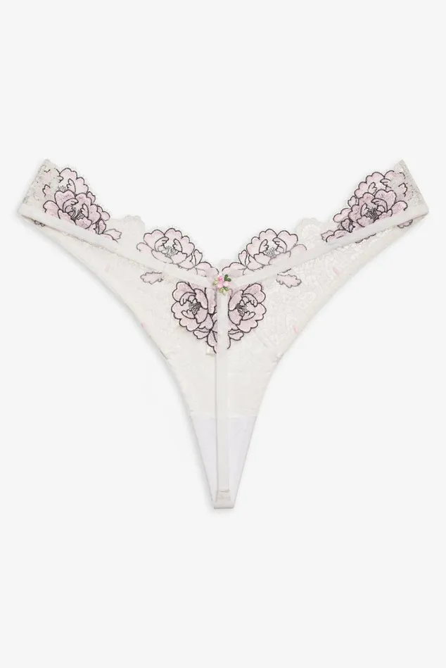 Women Matilda Thong Panty White For Love and Lemons Lingerie Women Matilda Thong Panty White For Love and Lemons Lingerie