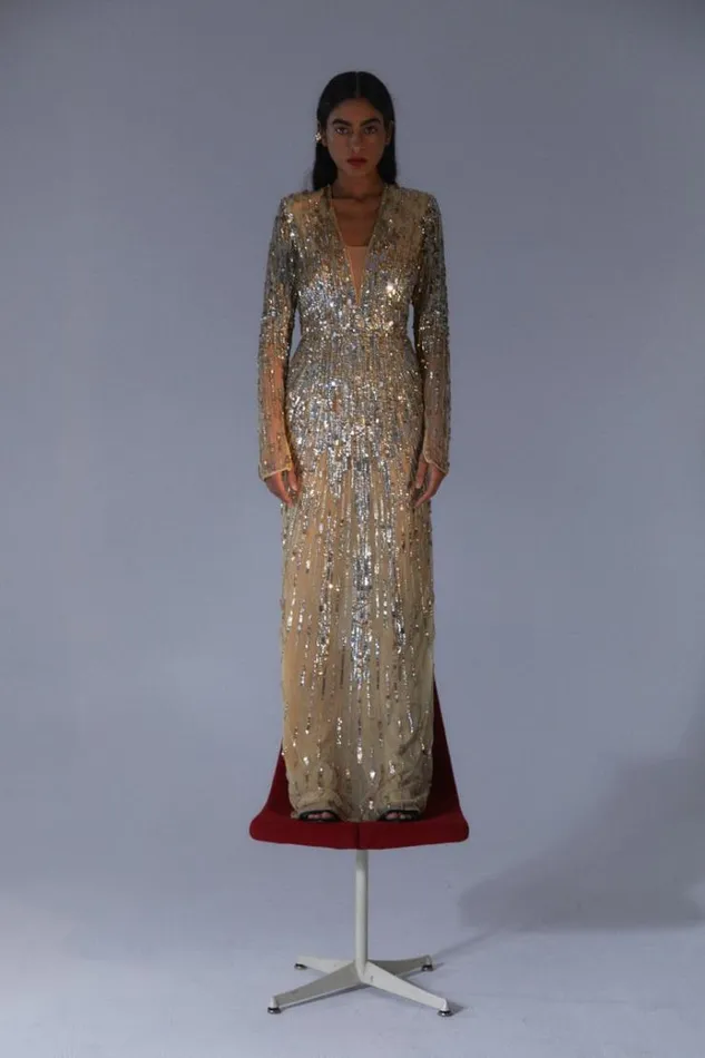 Women Maxi Dresses Rachel Gilbert BLANCA GOWN Women Maxi Dresses Rachel Gilbert BLANCA GOWN