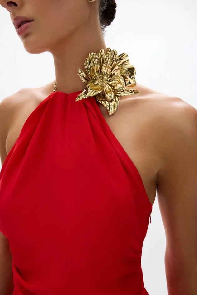 Women Maxi Dresses Rachel Gilbert Raye Gown Red Women Maxi Dresses Rachel Gilbert Raye Gown Red