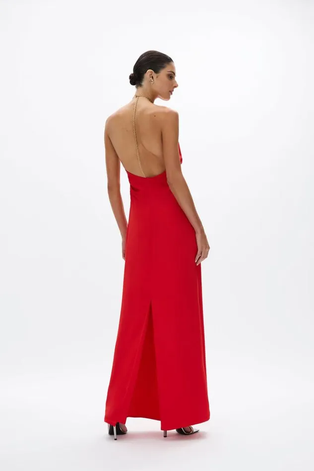 Women Maxi Dresses Rachel Gilbert Raye Gown Red Women Maxi Dresses Rachel Gilbert Raye Gown Red