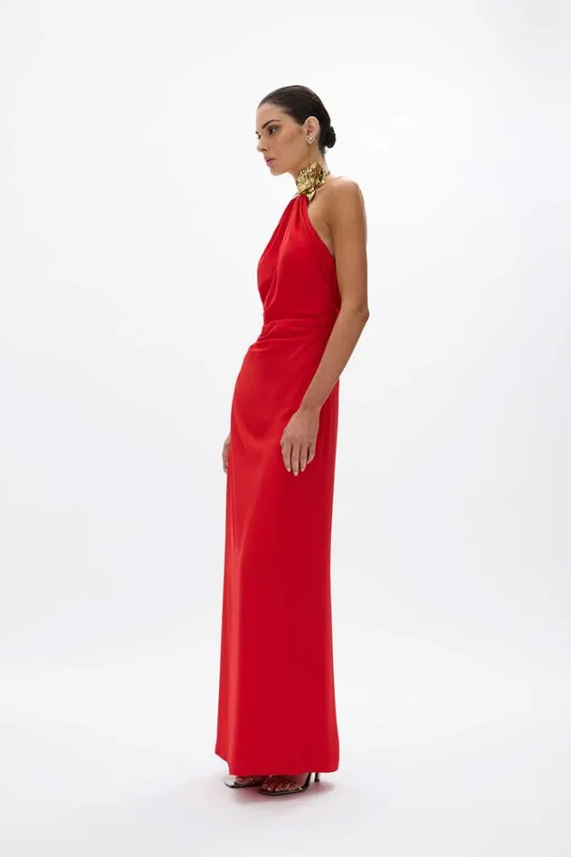 Women Maxi Dresses Rachel Gilbert Raye Gown Red Women Maxi Dresses Rachel Gilbert Raye Gown Red