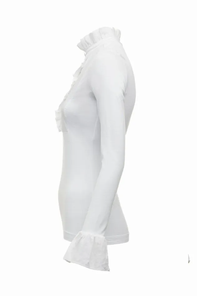 Women Melissa Jersey Blouse White Holland Cooper Tops Women Melissa Jersey Blouse White Holland Cooper Tops