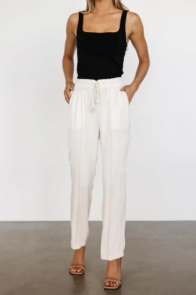 Women Memphis Pocket Jogger Pants Natural Baltic Born Pants Women Memphis Pocket Jogger Pants Natural Baltic Born Pants
