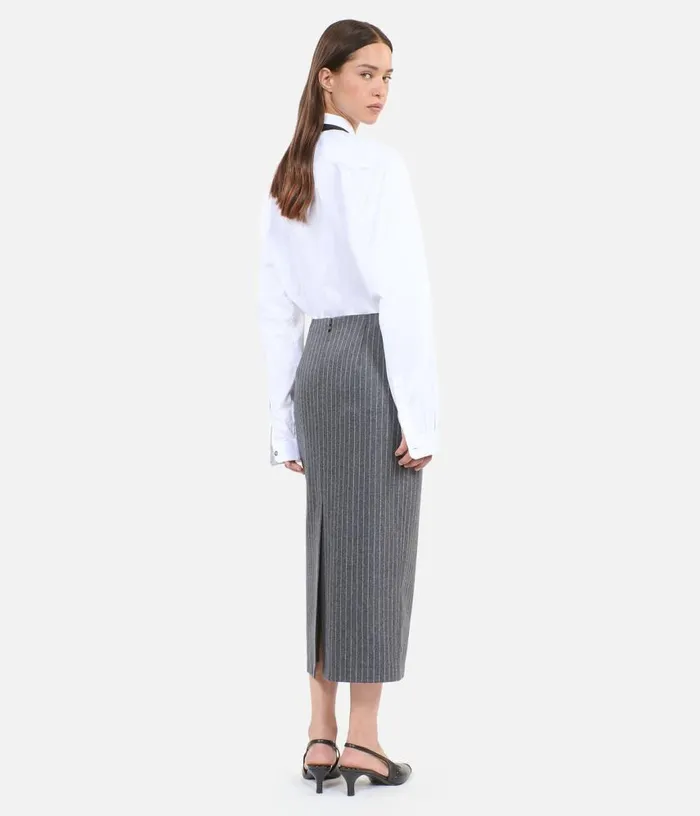 Women Midlength Striped Pencil Skirt THE KOOPLES Skirts and Shorts