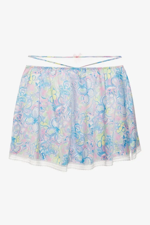 Women Midsummer Floral Skirt Blue For Love and Lemons Lingerie Women Midsummer Floral Skirt Blue For Love and Lemons Lingerie