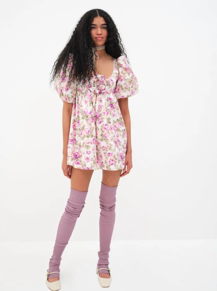 Women Milani Mini Dress White For Love and Lemons Dresses