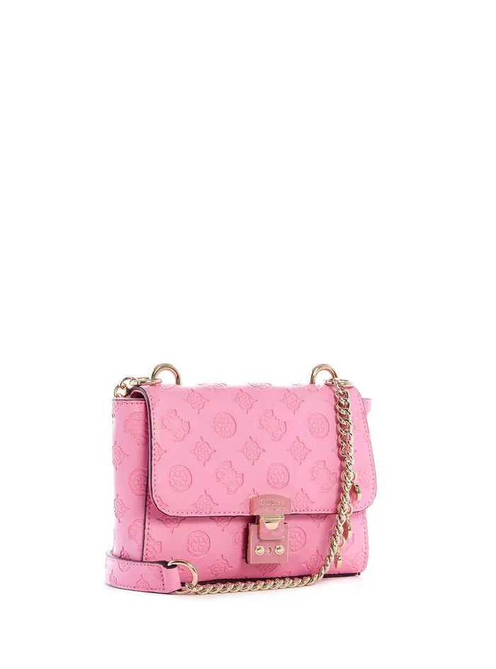 Women Mini Bags GUESS Pink Carlson Mini Crossbody Bag Women Mini Bags GUESS Pink Carlson Mini Crossbody Bag