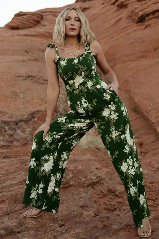 Women Naples Sleeveless Jumpsuit Olive Multi Baltic Born Jumpsuits and Rompers Women Naples Sleeveless Jumpsuit Olive Multi Baltic Born Jumpsuits and Rompers