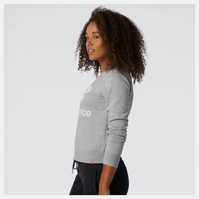 Women NB Essentials Crew Fleece Athletic Grey New Balance Hoodies and Sweatshirts Women NB Essentials Crew Fleece Athletic Grey New Balance Hoodies and Sweatshirts