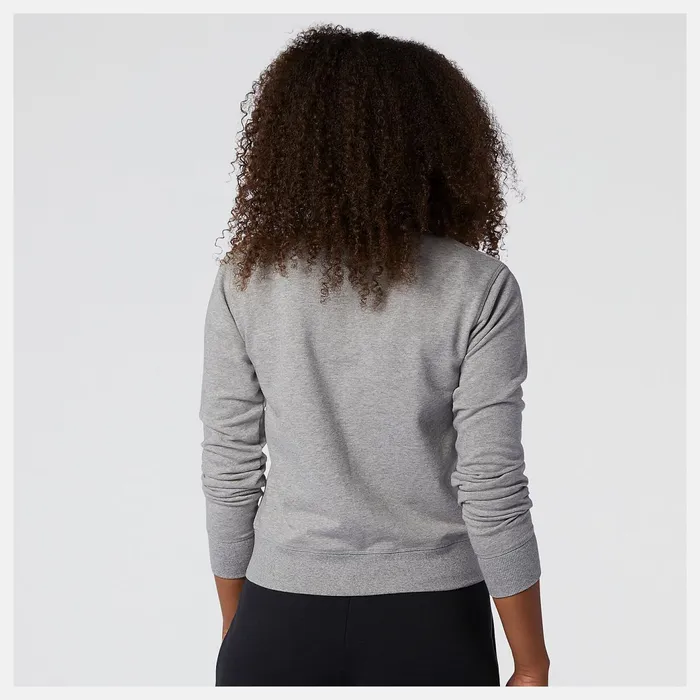 Women NB Essentials Crew Fleece Athletic Grey New Balance Hoodies and Sweatshirts Women NB Essentials Crew Fleece Athletic Grey New Balance Hoodies and Sweatshirts