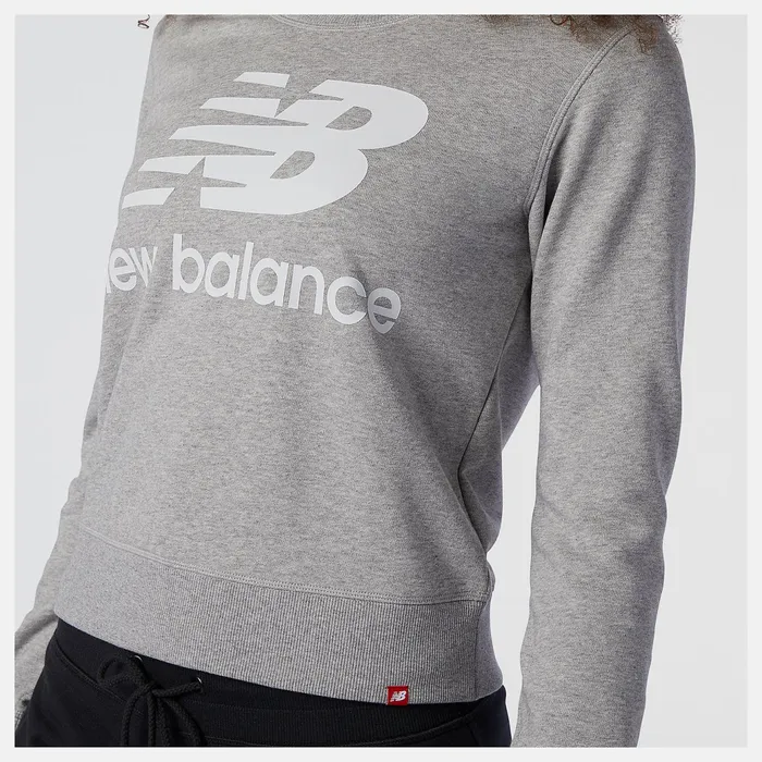 Women NB Essentials Crew Fleece Athletic Grey New Balance Hoodies and Sweatshirts Women NB Essentials Crew Fleece Athletic Grey New Balance Hoodies and Sweatshirts