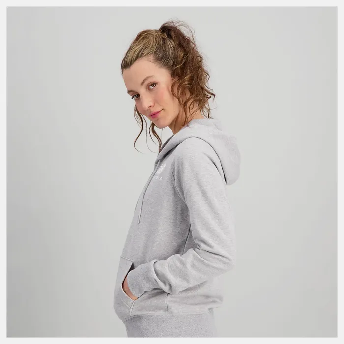 Women NB Essentials Full Zip Hoodie Athletic Grey New Balance Jackets and Vests Women NB Essentials Full Zip Hoodie Athletic Grey New Balance Jackets and Vests