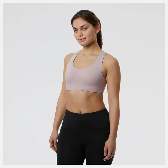 Women NB Fortiflow Bra Violet Shadow New Balance Sports Bras