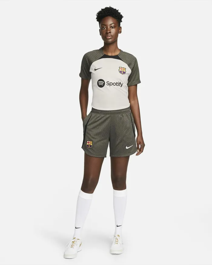 Women Nike All Clothing FC Barcelona Strike Sequoiablackwhite