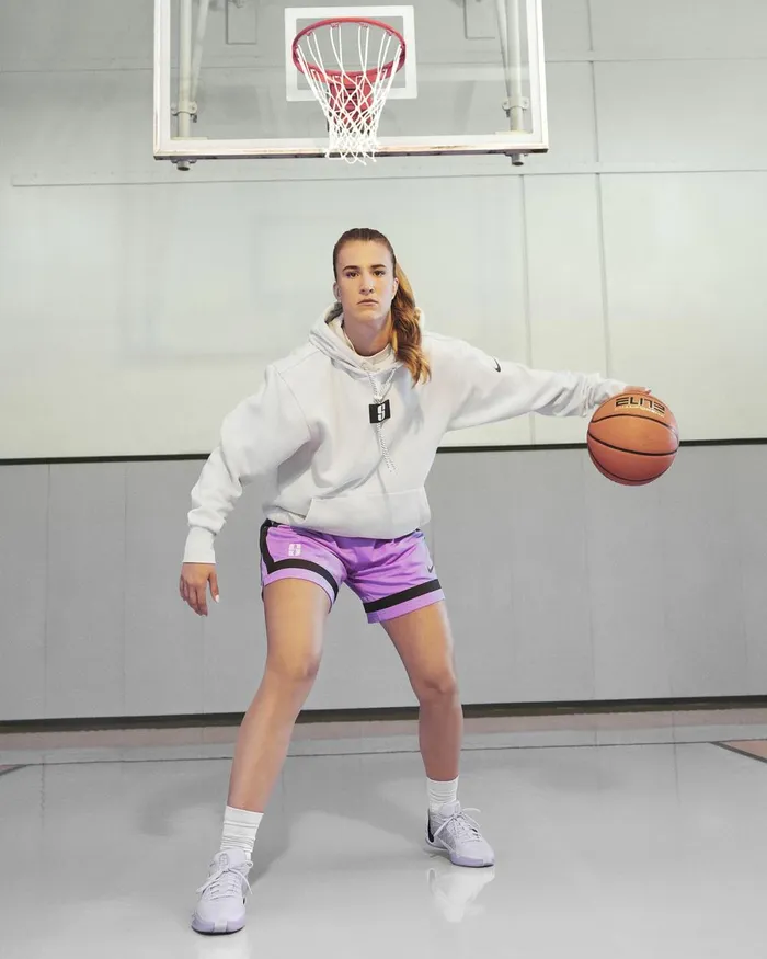 Women Nike All Clothing Sabrina Rush Fuchsiaanthracitesummit White