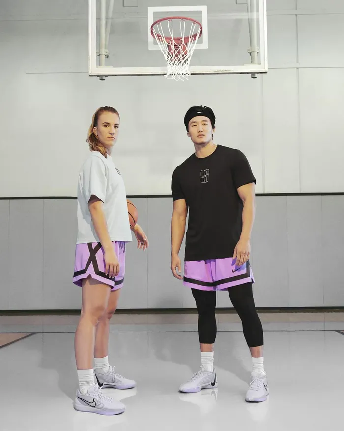Women Nike All Clothing Sabrina Rush Fuchsiaanthracitesummit White