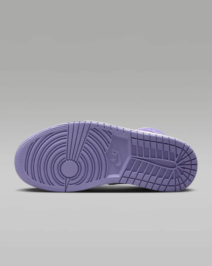 Women Nike All Shoes Air Jordan 1 Mid Action Grapesailsky J Light Purple