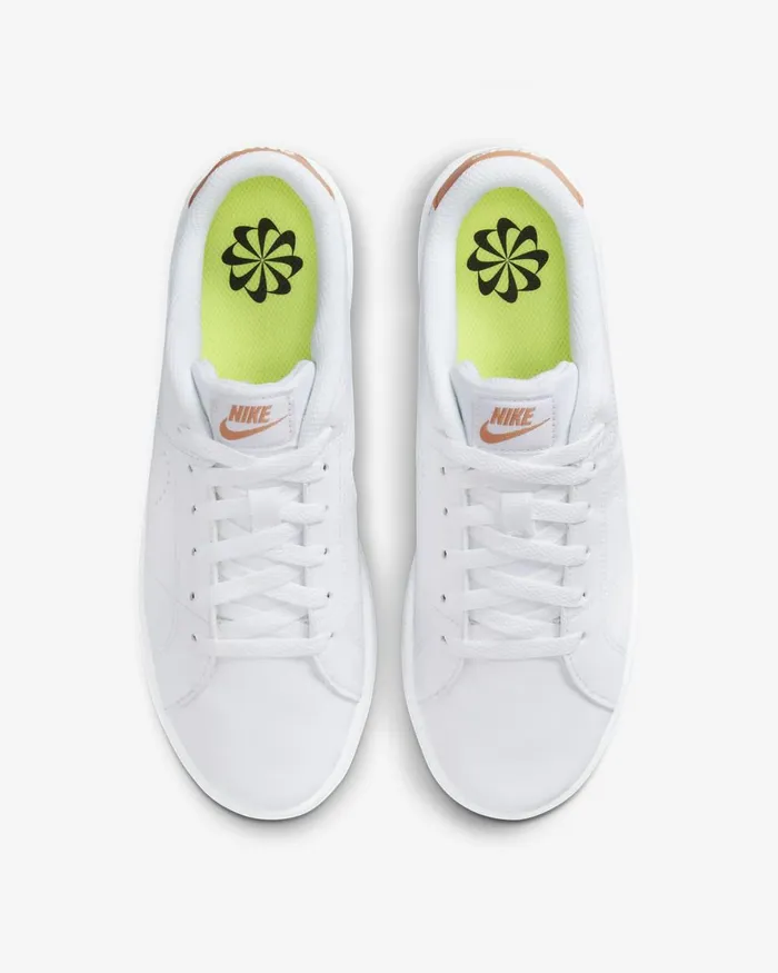 Women Nike All Shoes NikeCourt Royale 2 Next Nature Whiteamber Brownguava Icewhite