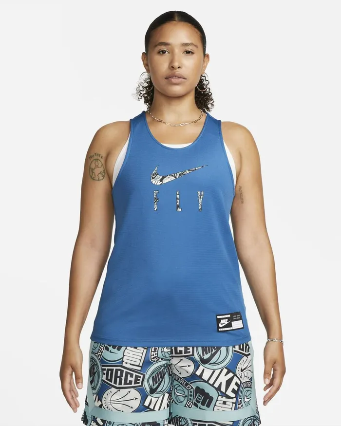 Women Nike Matching Sets DriFIT Industrial Blue