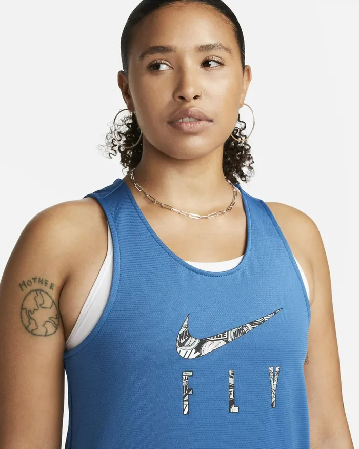 Women Nike Matching Sets DriFIT Industrial Blue
