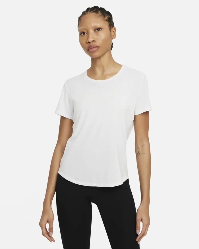 Women Nike Yoga DriFIT UV One Luxe White