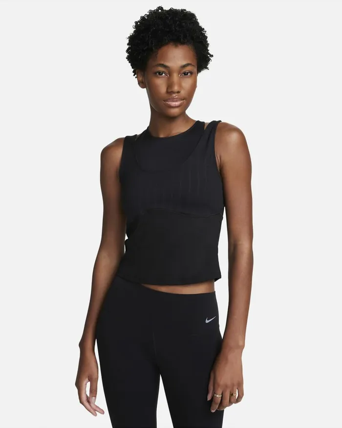 Women Nike Yoga Yoga DriFIT Luxe Blackblack