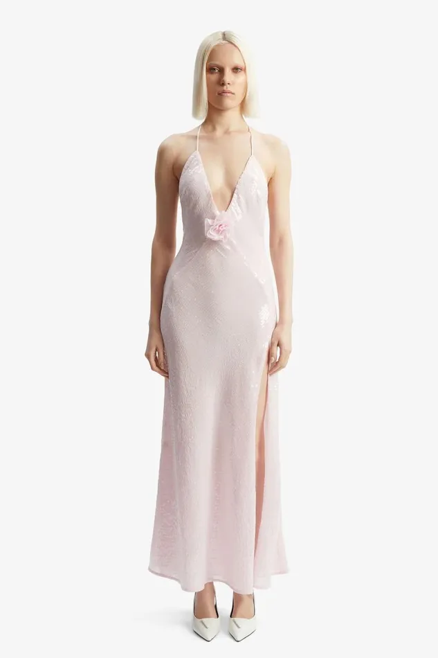 Women Occasion Dresses Bardot Aradia Sequin Halter Dress In Light Pink Light Pink Women Occasion Dresses Bardot Aradia Sequin Halter Dress In Light Pink Light Pink