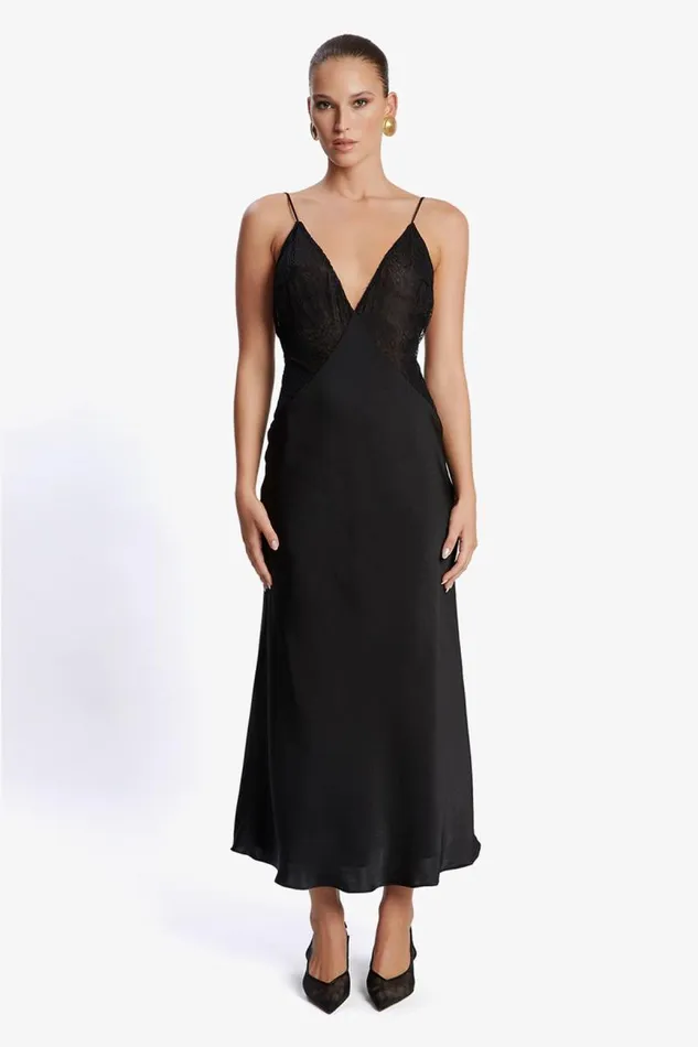 Women Occasion Dresses Bardot Vivianna Maxi Dress In Black Black Women Occasion Dresses Bardot Vivianna Maxi Dress In Black Black
