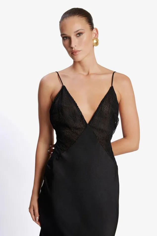 Women Occasion Dresses Bardot Vivianna Maxi Dress In Black Black Women Occasion Dresses Bardot Vivianna Maxi Dress In Black Black