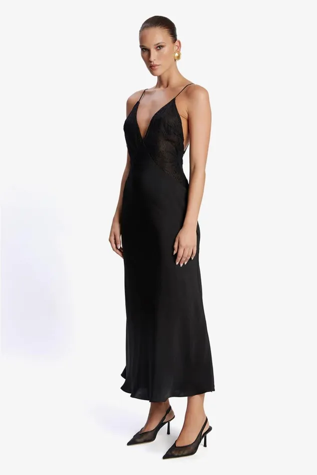 Women Occasion Dresses Bardot Vivianna Maxi Dress In Black Black Women Occasion Dresses Bardot Vivianna Maxi Dress In Black Black