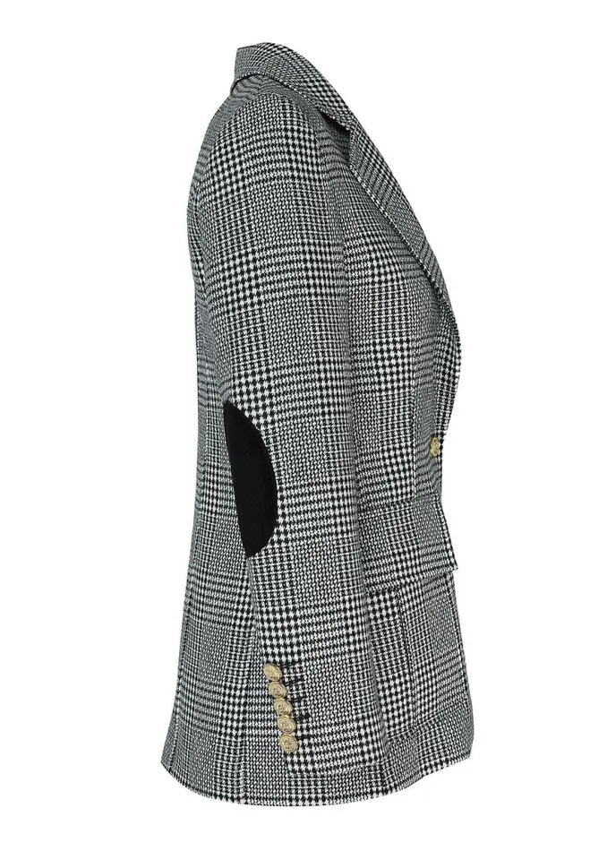 Women Paddington Blazer Prince Of Wales Mono Holland Cooper Tailoring Women Paddington Blazer Prince Of Wales Mono Holland Cooper Tailoring