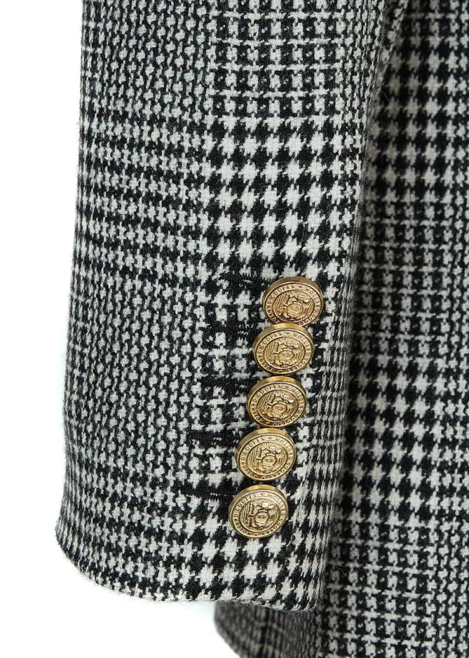 Women Paddington Blazer Prince Of Wales Mono Holland Cooper Tailoring Women Paddington Blazer Prince Of Wales Mono Holland Cooper Tailoring