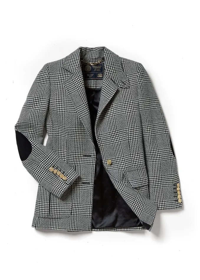 Women Paddington Blazer Prince Of Wales Mono Holland Cooper Tailoring Women Paddington Blazer Prince Of Wales Mono Holland Cooper Tailoring