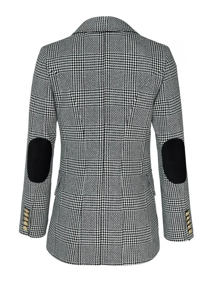 Women Paddington Blazer Prince Of Wales Mono Holland Cooper Tailoring Women Paddington Blazer Prince Of Wales Mono Holland Cooper Tailoring