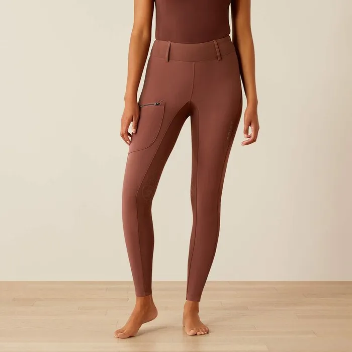 Women Pants and Shorts Ariat Boreas 20 Half Grip Tight Marron