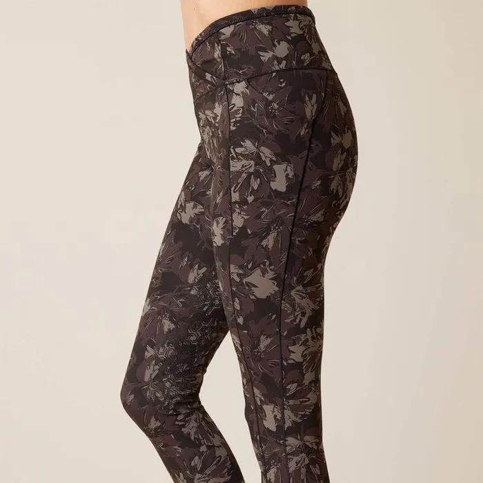 Women Pants and Shorts Ariat Eos Etch Half Grip Tight Exploded Black Floral Women Pants and Shorts Ariat Eos Etch Half Grip Tight Exploded Black Floral