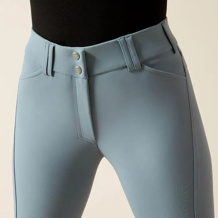 Women Pants and Shorts Ariat Tri Factor Grip Knee Patch Breech Bluestone Women Pants and Shorts Ariat Tri Factor Grip Knee Patch Breech Bluestone