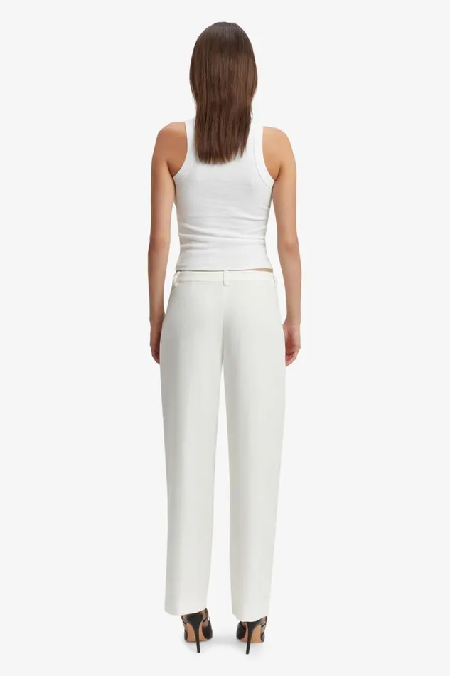 Women Pants Bardot Cassian Tailored Pant In Ivory Ivory Women Pants Bardot Cassian Tailored Pant In Ivory Ivory