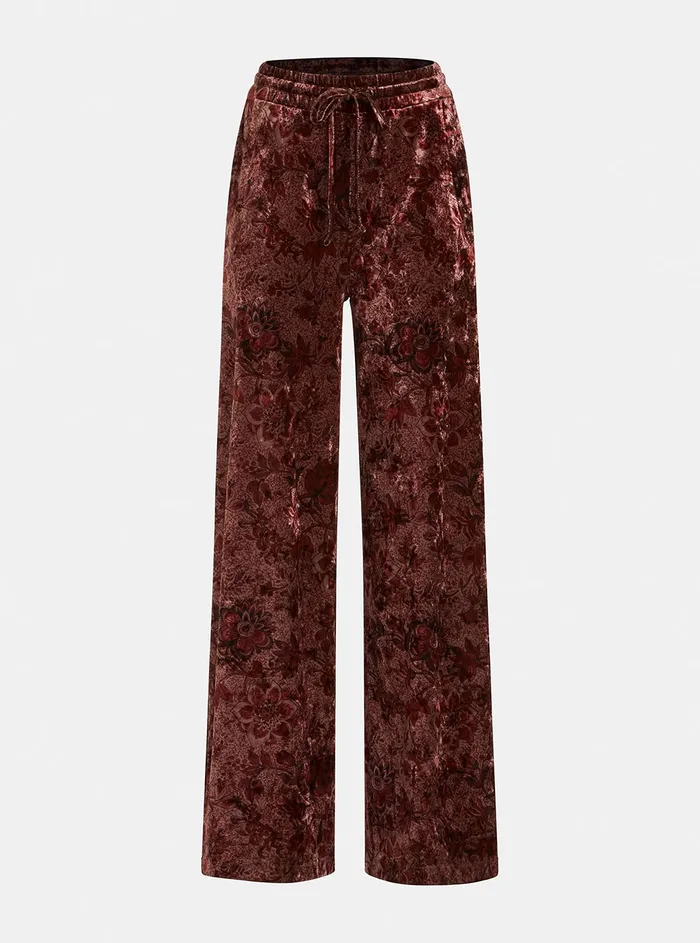 Women Pants GUESS Spice Floral Jade Pants Women Pants GUESS Spice Floral Jade Pants